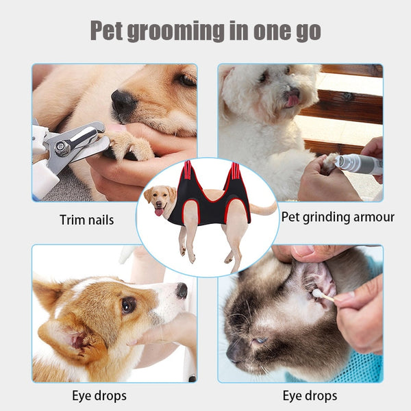 PIPETPET Pet Dog Grooming Hammock Harness for Medium Dogs Nail Trimming, Dog  Sling for Cutting Nails, Dog Hanging Holder Hanger for Clipping Nails with Nail  Clippers, Nail File, Scissors - Walmart.com